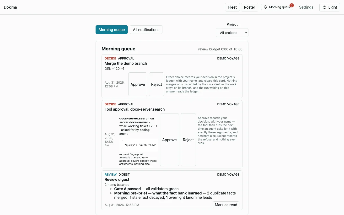 Dokima screenshot